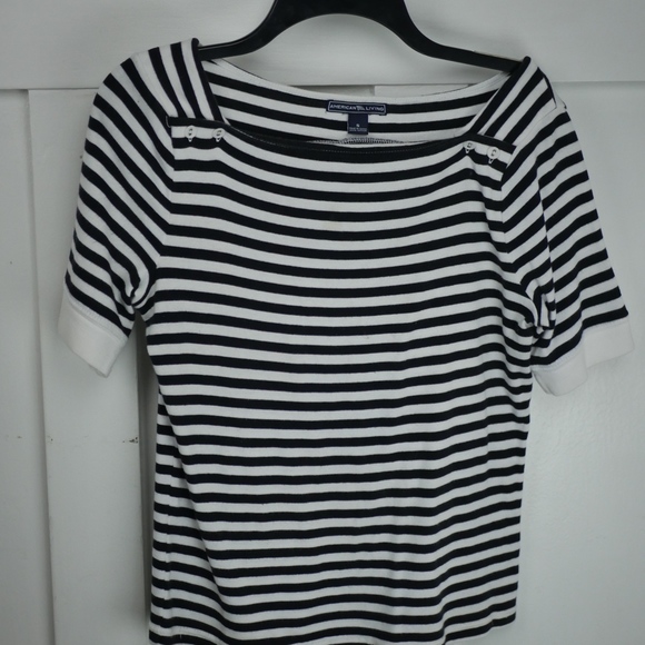American Living stripe long sleeve top - Picture 1 of 3